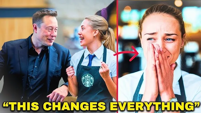 Elon Musk stops when he hears that the Starbucks cashier can’t afford a gift for his daughter and does THIS..